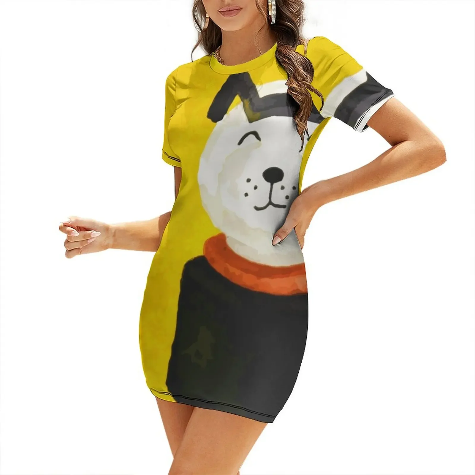 

Toy Dog Short-Sleeved Dress Party dresses beach outfits for women dress for women long dress women summer