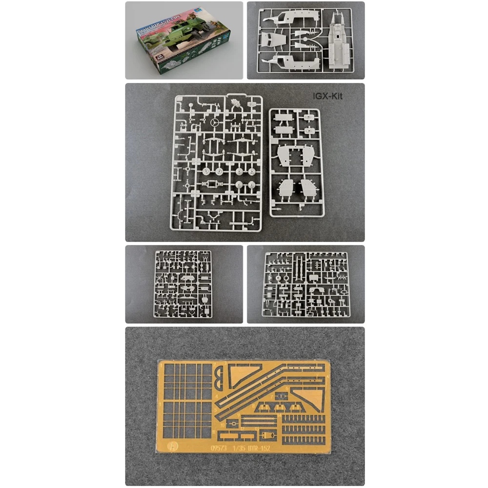 

Trumpeter 09573 Масштабная модель 1/35 Советский бронетранспортёр БТР-152В1, пластиковый конструктор, подарочный набор для сборки