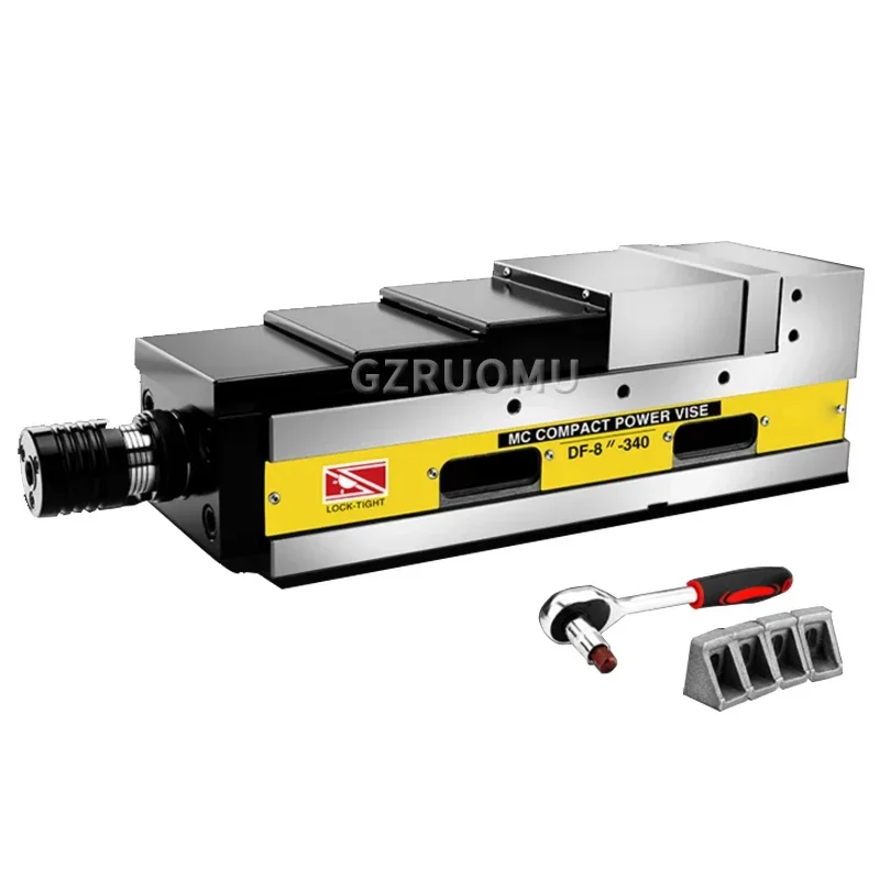 DYV 8 - Inch MC Precision Oil Pressure Vise 340 Hydraulic Flat Jaw Pliers Specifically Designed For CNC Equipment And Machin