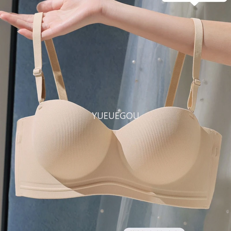 كوب مستدير ثلاثي الأبعاد مع أشرطة كتف ومفاتيح حسب الرغبة بدون آثار وجمع حمالات الصدر النسائية بشكل مريح #1