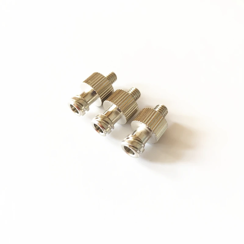 Imagem -06 - Metal m5 Rosca Macho Fêmea Luer Lock Conector Fábrica Loja Niquelado Latão Adaptador