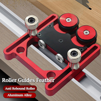 Clear-Cut Stock Guides W/ Elastic One-way Wheel - Adjustable Feather Loc Board Anti Rebound Roller Guides Safety Pushing Tool