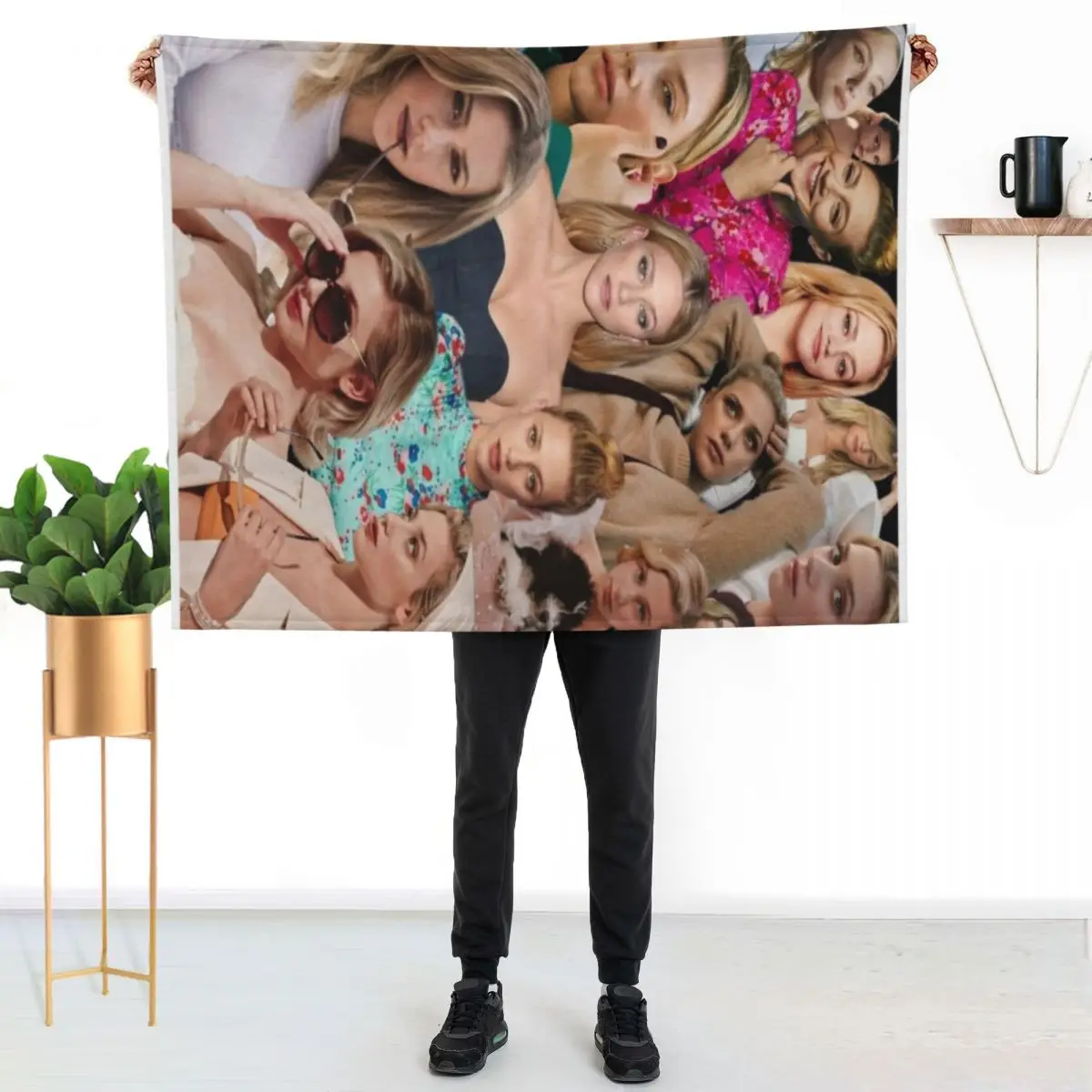 Editing Lili Reinhart Throw Blanket Retros Decoratives Multi-Purpose Loose blankets and throws Luxury Brand Blankets