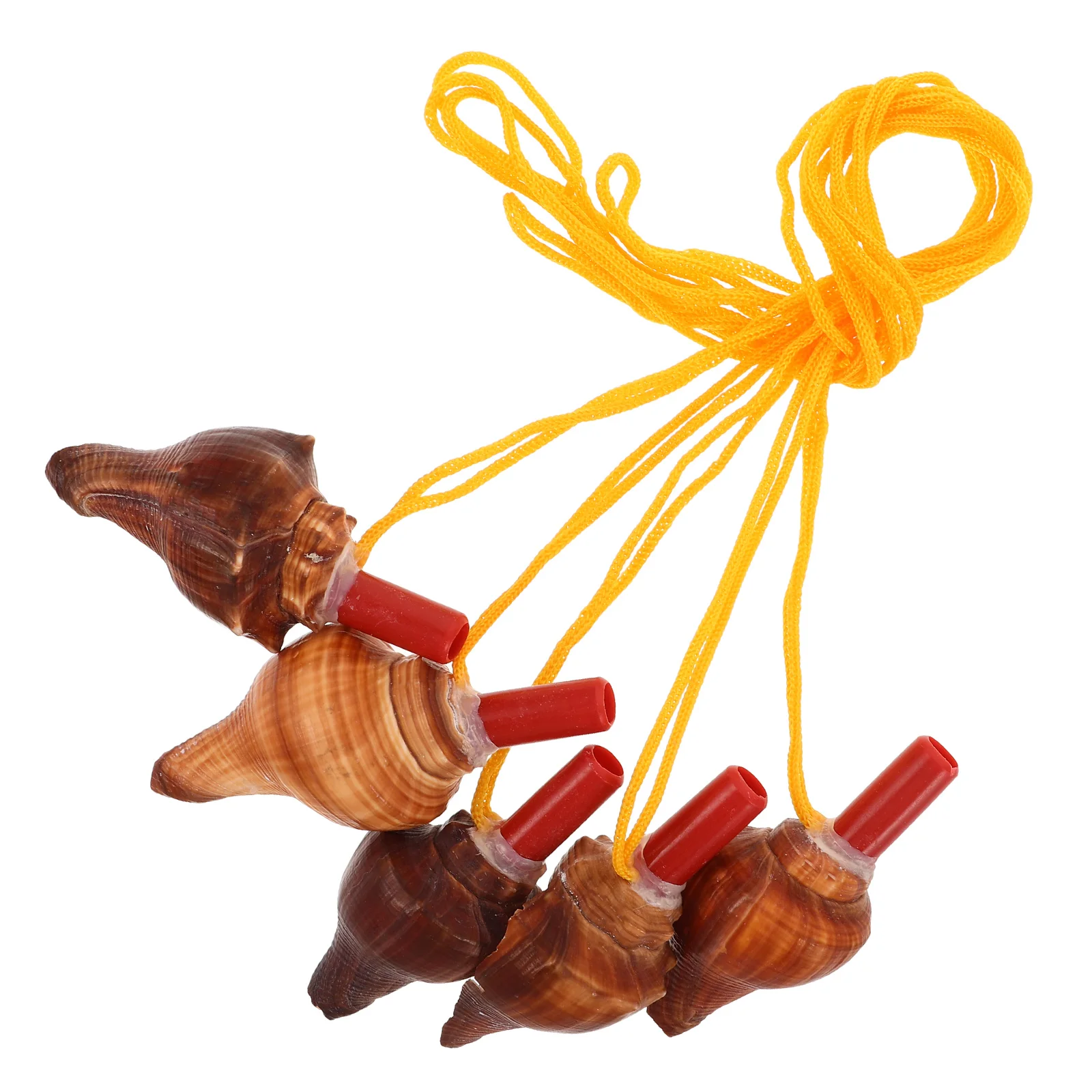 5 قطعة صفارات قوقعة الطبيعية صوت فريد خفيف الوزن محمول إشارة الطوارئ المشي لمسافات طويلة التخييم صفارات في الهواء الطلق #1