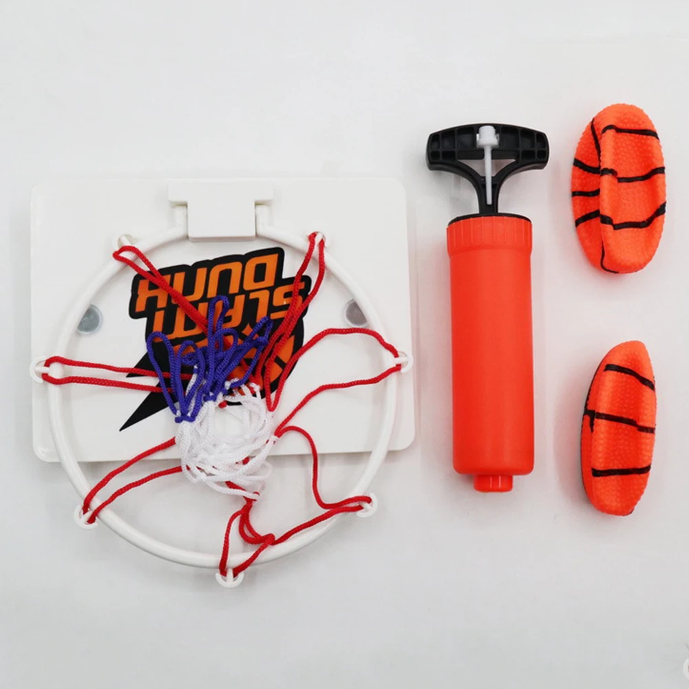 Suction Cup Basketball Hoop with 2 Balls Indoor Basketball Hoop Practice Basketball Hoop Basketball Accessories