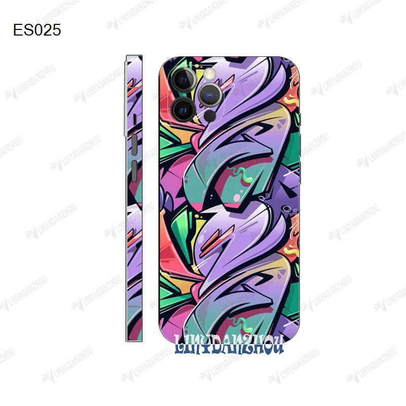 شارات جلد 3 م لـ iPhone ، غطاء غشاء خلفي ، واقي شاشة ، ملصق نحيف للغاية ، iPhone 15 ، 14 ، 13 ، 12 Pro Max ، Mini #6