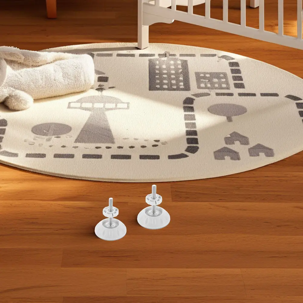 

1Set Adjustable Baby Gate Hardware Replacement Kit No Drilling Threaded Screws for Balcony Railings Safety Gate Mount