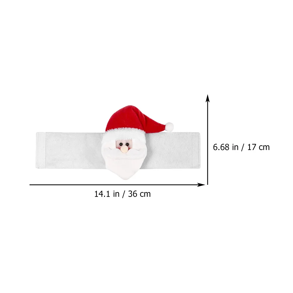 

4pcs Christmas Curtain Buckles Snowman Santa Claus Window Strap Holder Xmas Curtain Ties Home Supplies Living Room Bedroom Decor