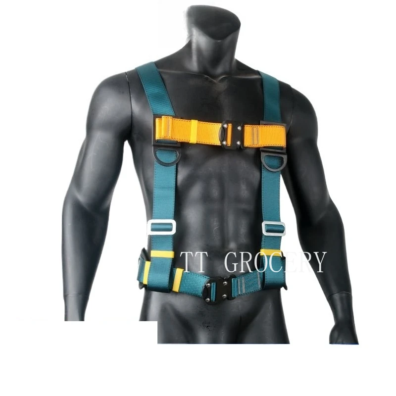 22KN Aerial Work Safety Harness on Back Construction Protection High-altitude Rock Climbing Outdoor Safety Harness