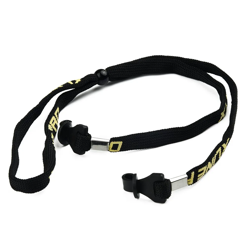 New Practical Glasses Strap Neck Cord Rope W/ Letters Lightweight Black Eyeglasses Holder w/ Letters Nylon Portable