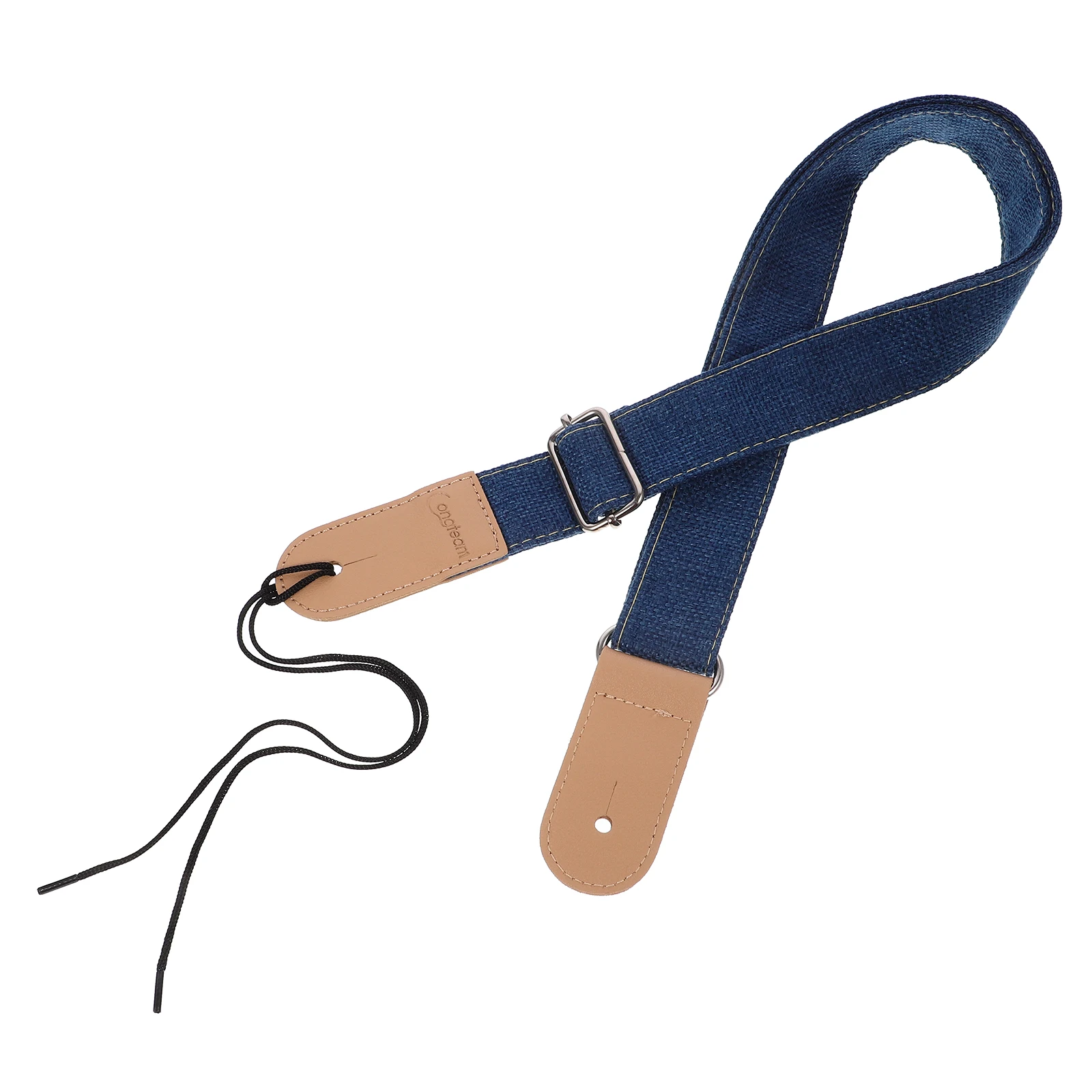 

Ukulele Strap Cotton Linen Body Ends Adjustable Metal Buckle Comfortable Durable Guitar Strap For Ukulele Beige