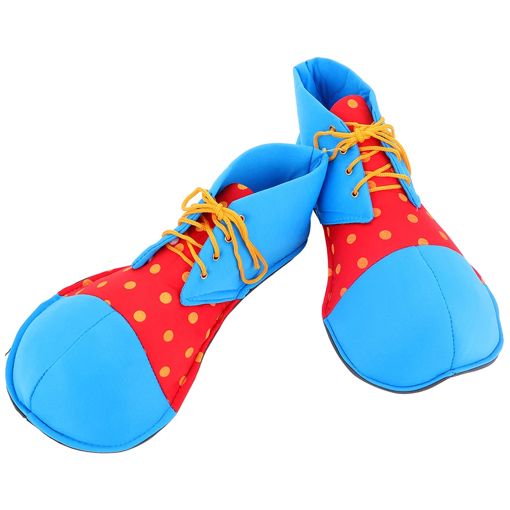 Zubehör Requisiten Kind Weiße Schuhe Clown Cosplay Kostüme Stoff Halloween Party Zubehör für