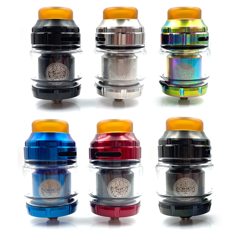 Vmiss Zeus X RTA Atomizer 4.5ml Tank 25mm Coil Wicks 810 Drip Tip Airflow Leakproof for 510 Thread Vape Mod