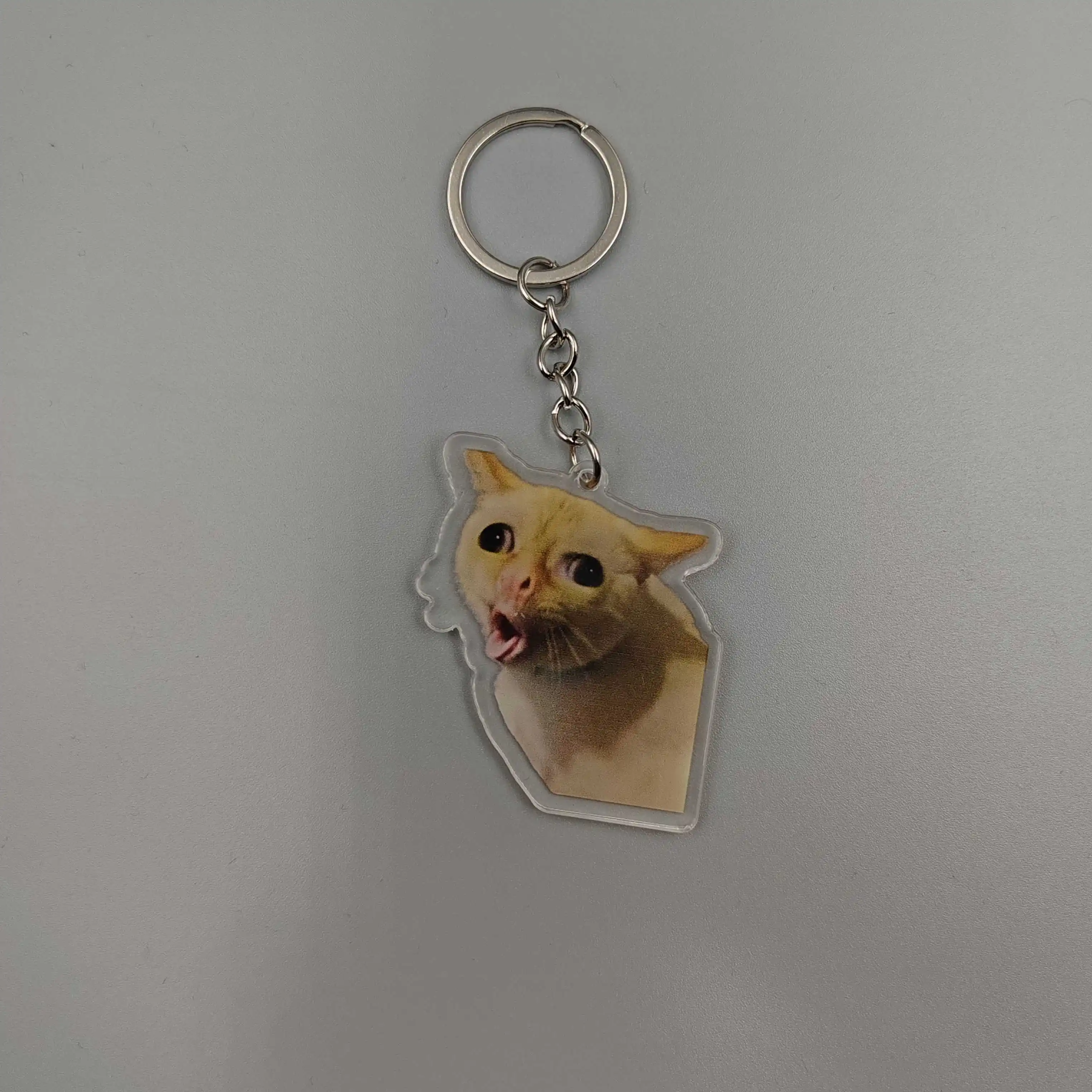 Cat Coughing Meme Viral Video Zoning Out Black Cat Meme Choking Meme Strawberry Cat Memes Key Chain Car Keyring Student Gift