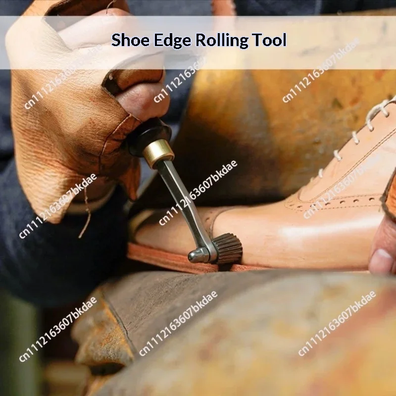 1.5‑3.0MM Leather Embossing Wheel, Manual Knurling Marker Roller, Shoe Edge Hot Pattern Stamping Tool For DIY Leather Craft