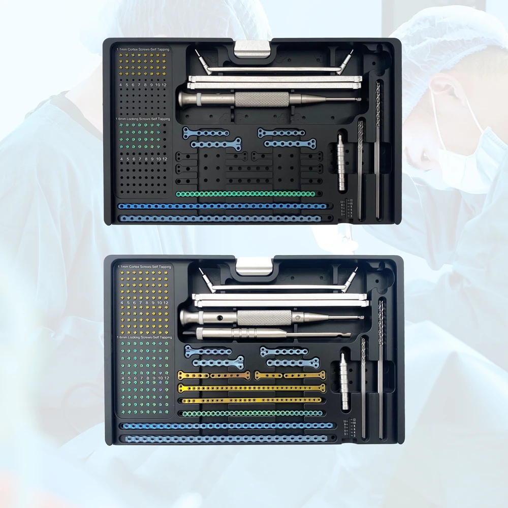 Titanium ALPS Locking Plate Kit Mini Titanium Locking Plate System Veterinary Orthopedic Instrument