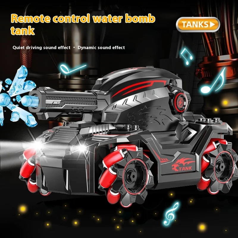 Rc Cars Squirt Remote-Controlled Tank Fires Water Bombs As A Gesture-Sensing Four-Wheel-Drive Mech Boy Christmas Gift