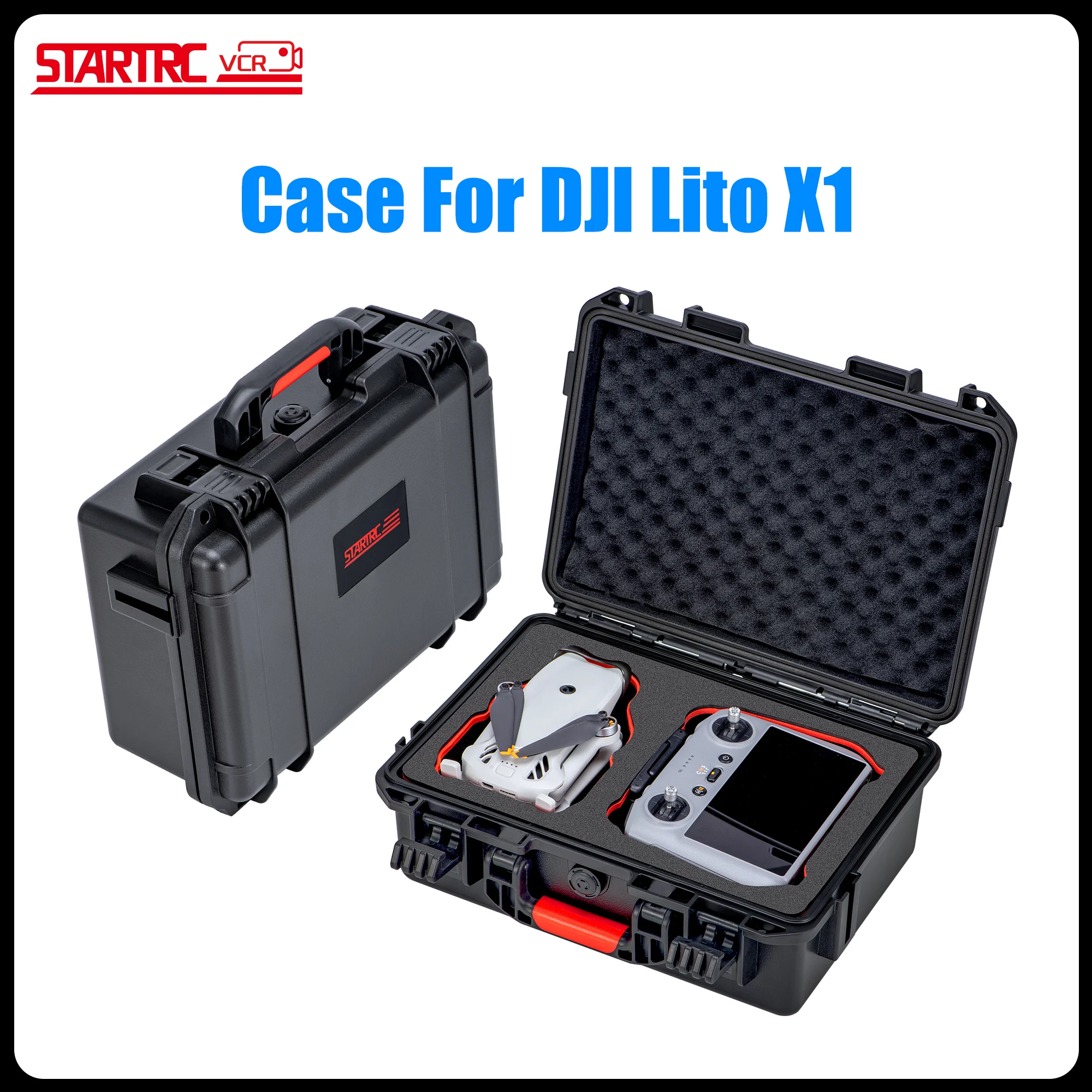 

Waterproof Storage Case For DJI Lito X1,More Combo Organizer Carrying Case Travel Portable Suitcase Drone Accessories