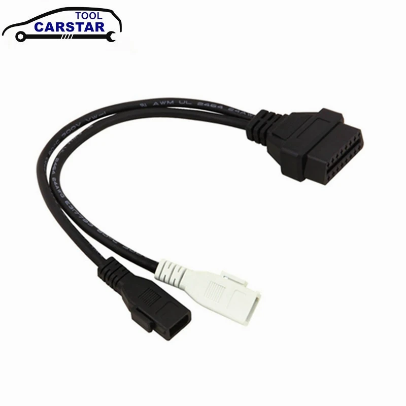 For AUDI 2X2 OBD2 Car Diagnostic Cable 2P+2P Fits for Audi 2X2Pin to OBD2 16Pin Female Connector for VAG