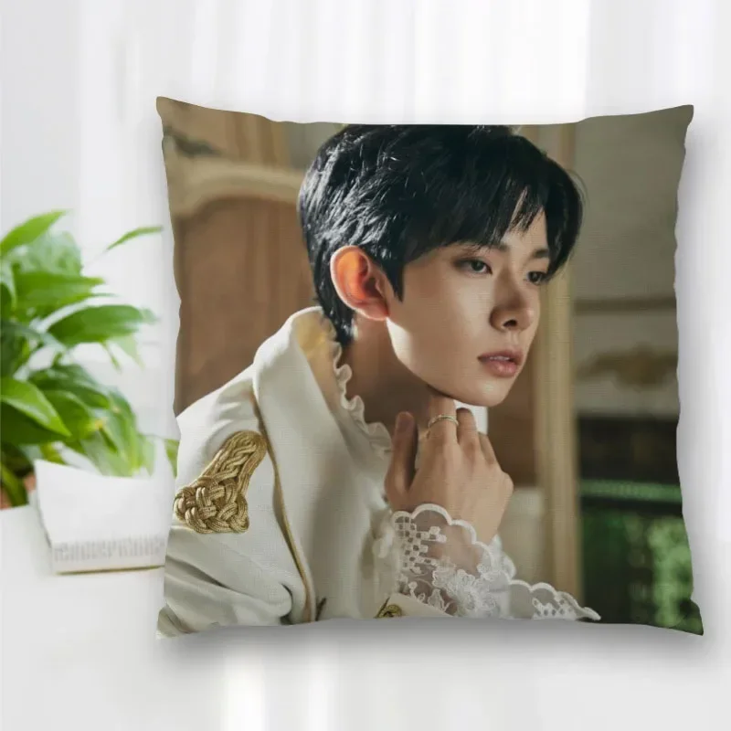 High Quality Custom KPOP HEESEUNG Square Pillowcase Zippered Bedroom Home Pillow Cover Case 20X20cm 35X35cm 40x40cm