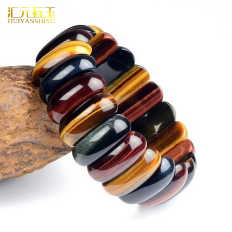 

Colorful Tiger Eye Stone Multicolor Bracelet