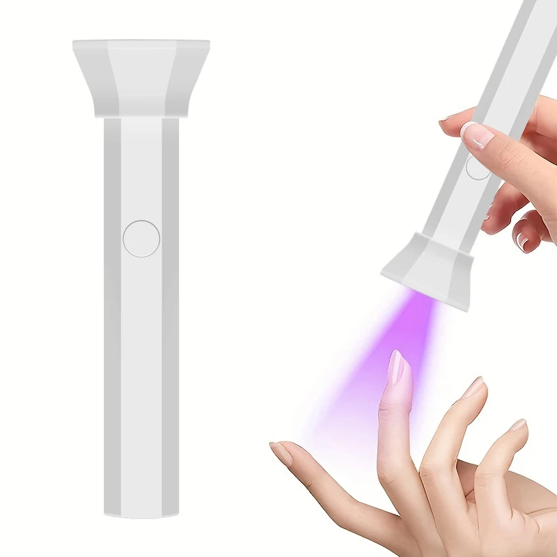 Handheld UV Light for Gel Nails Mini UV Light for Gel Nail Rechargeable Mini Nail Lamp for Fast Curing Gel Suitable for Home Use