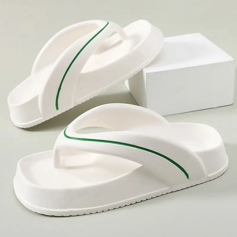 2023 Men's Flip-flops In Spring Summer Wear Thick Soled Flip-flops Men's Women's Lovers Beach Slippers Men Slippers