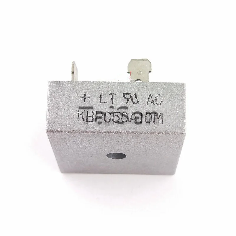 High Power High Current Bridge Rectifier KBPC50A10M, 50A 1000V Square Large Size, Brand New