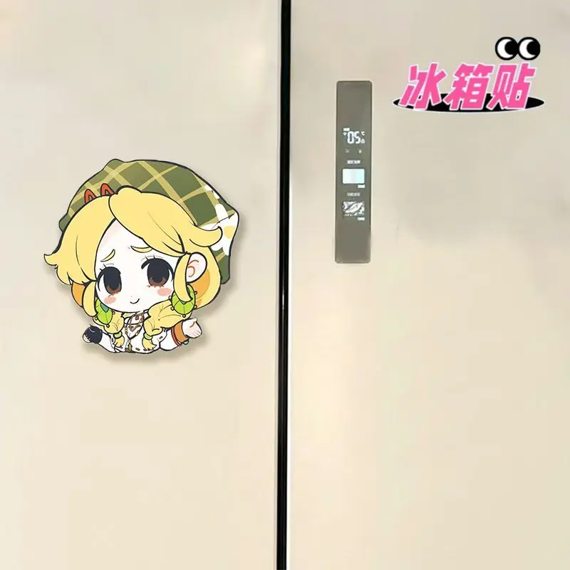 아이덴티티 V 애니메이션 에밀리 다이어 나이브 수베다 자석 냉장고 자석 귀여운 만화 냉장고 장식 팬 선물 자석 스티커