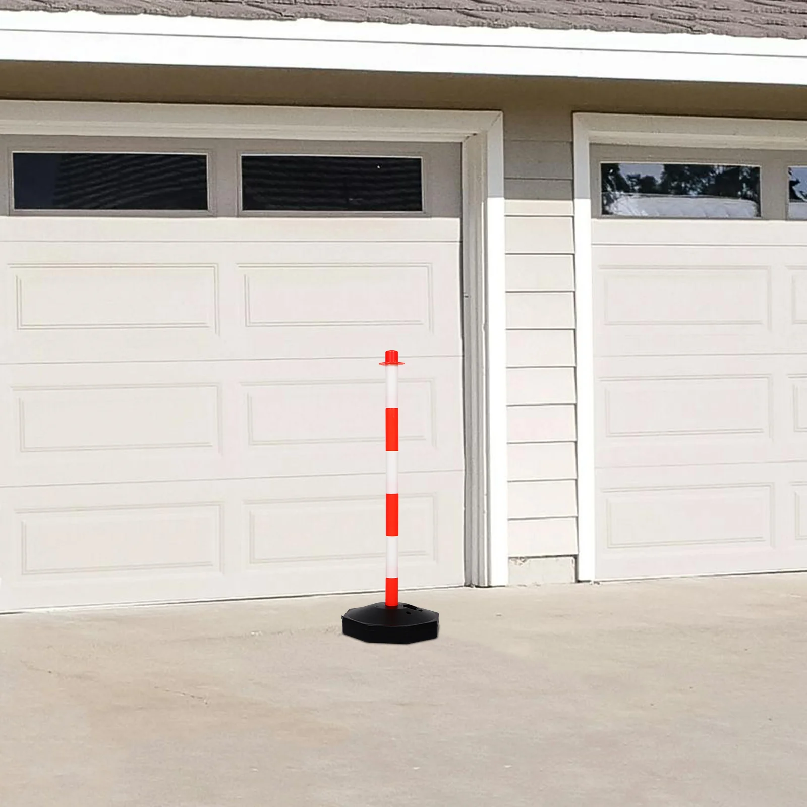 Water-filled Warning Column Driveway Guard Queue Barrier The Chain Pile Delineator Post With Base Parking Stop Pe Cone Traffic