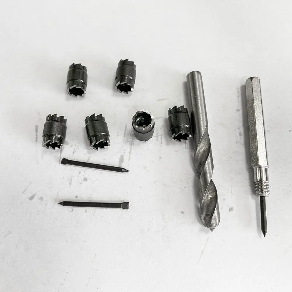 

9Pcs Spot Welding Drill Accessories Set High Performance Hss Cutters Small Size Portable Design Spot Weld Remover Tool for Auto