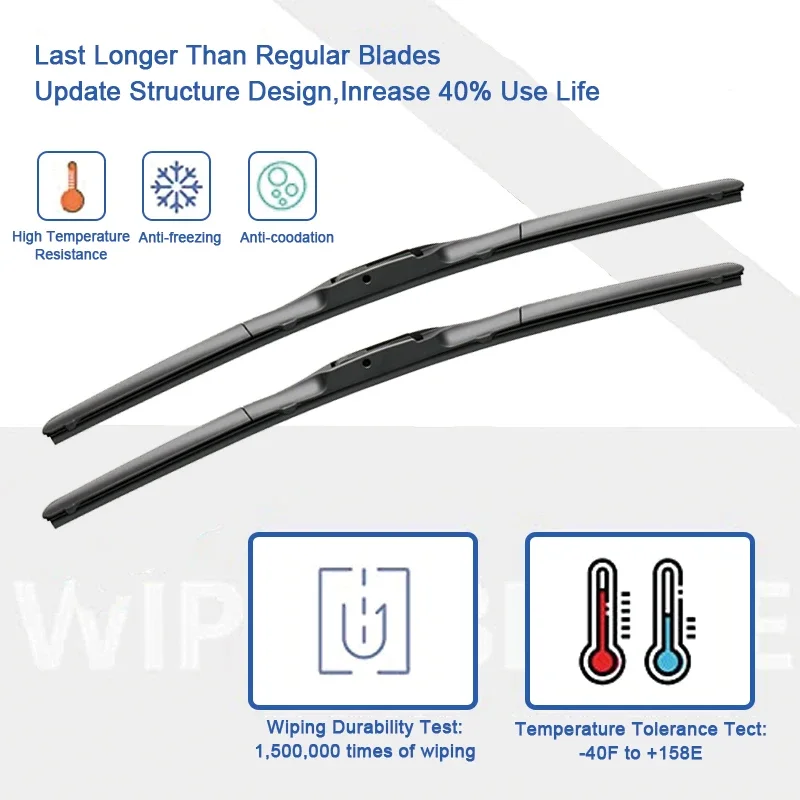 Front Rear Wiper Blades For Hyundai i20 BC3 2020 2021 2022 2023 N Line Windshield Windscreen Window Delete Kit Back Accessories