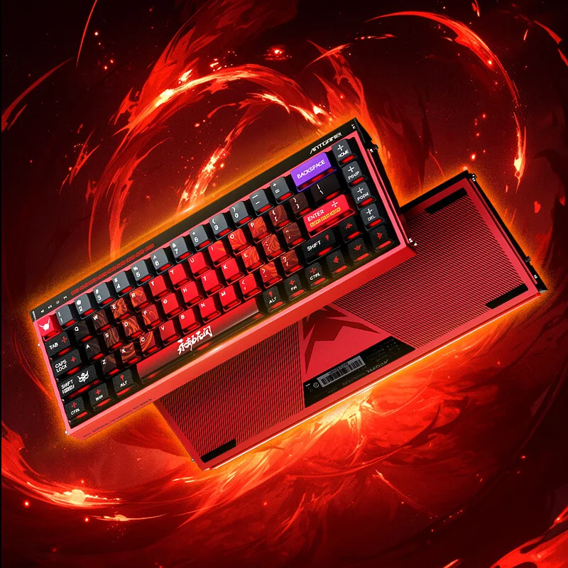 

ANTGAMER AGK68 HE Gaming Keyboard TTC Snake Hall Effect Switch 0.001mm RT Accuracy 8kHz Polling Rate with RGB Light Box 256Khz