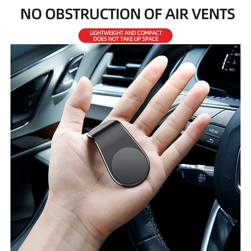 Magnetic Car Phone Holder Car Air Outlet Phone Stand Clip Universal Magnetic Suction Smart Phone Mount for 3-7 Inch iPhone 15 image 3