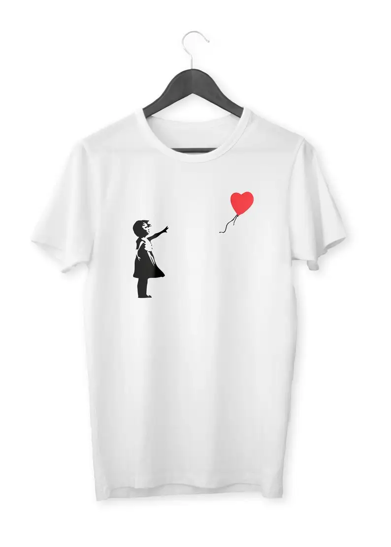 

Banksy Balloon Girl Organic Unisex T-Shirt