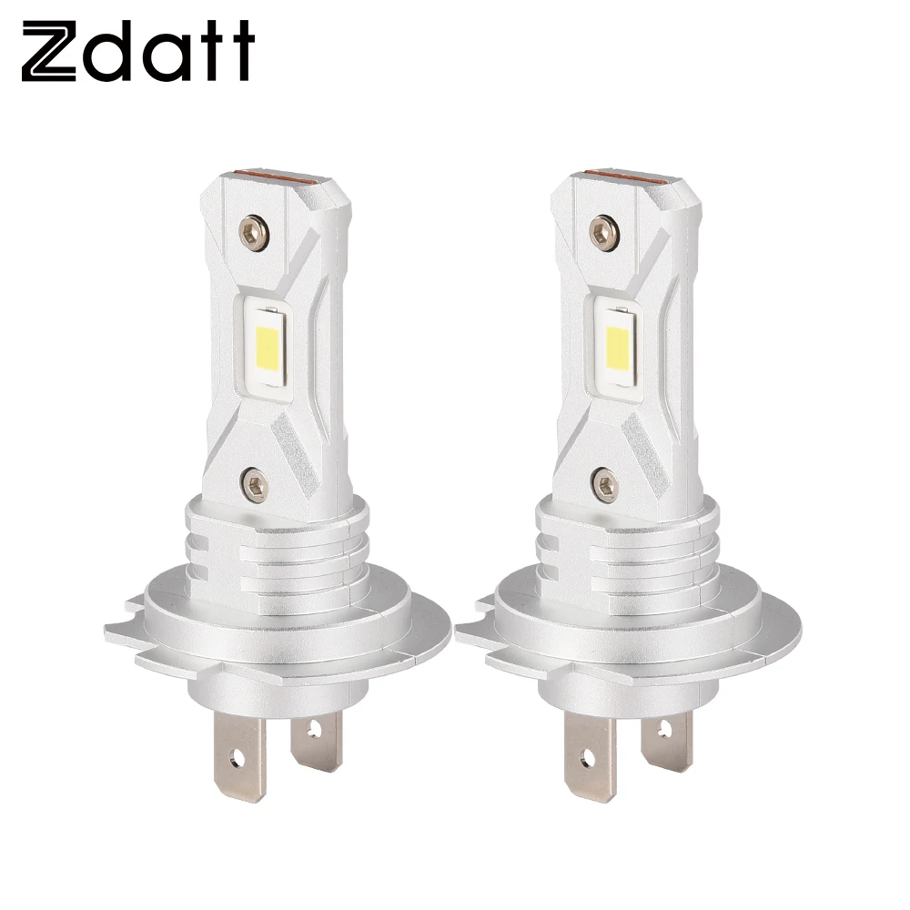 

Zdatt 1:1 Car LED H1 H3 LED Canbus Headlight Bulb 60W 12000Lm White 6000K Mini for Auto Super Bright LED Fog Lights 12V Fanless