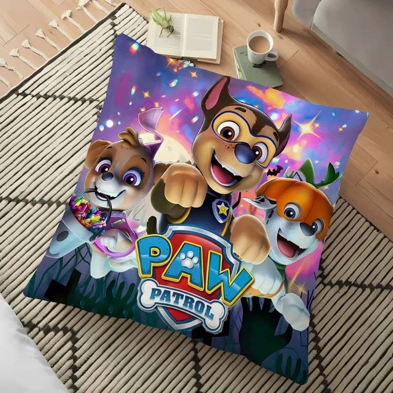 باو دوريات أنيمي طباعة غطاء وسادة ، مطاردة سكاي ، وسادة كارتون لطيف ، ديكور الهاليان ، إكسسوارات منزلية ، هدايا الموضة للأولاد والبنات