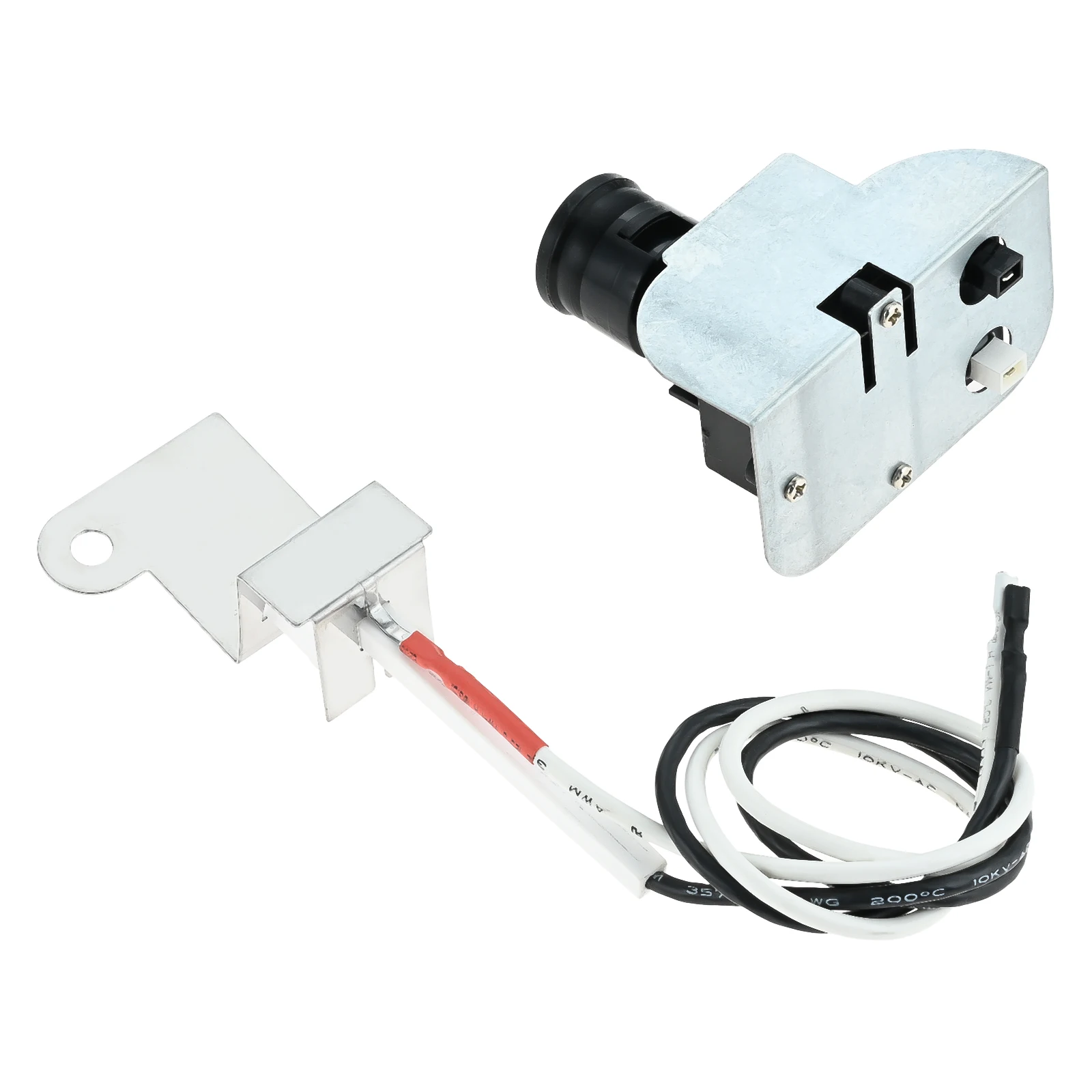 

1 шт. электронный воспламенитель с высоким проводом для свечи зажигания длиной 450 мм, с двумя выходами, для газовых каминов/печей/обогревателей/кухонных грилей, запчасть