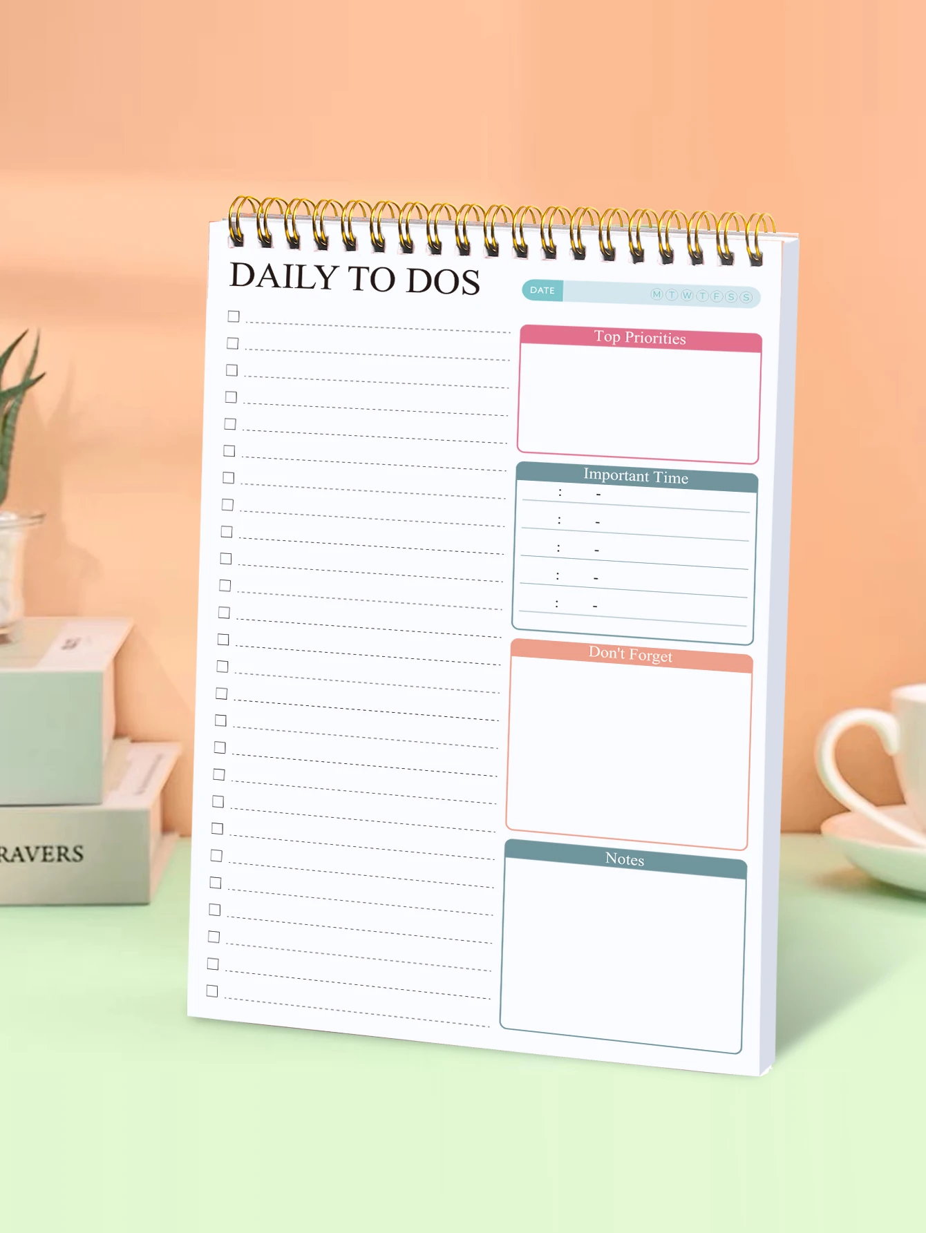 Daily Planner Agenda A5 Notebook Planner Package 50 Day Planner Schedule Stationery School Office Supplies Stationery