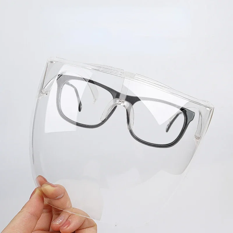 1 Uds. Máscara protectora de cara completa de alta definición transparente antiniebla antisalpicaduras gafas de alta transparencia herramienta de Arte de uñas