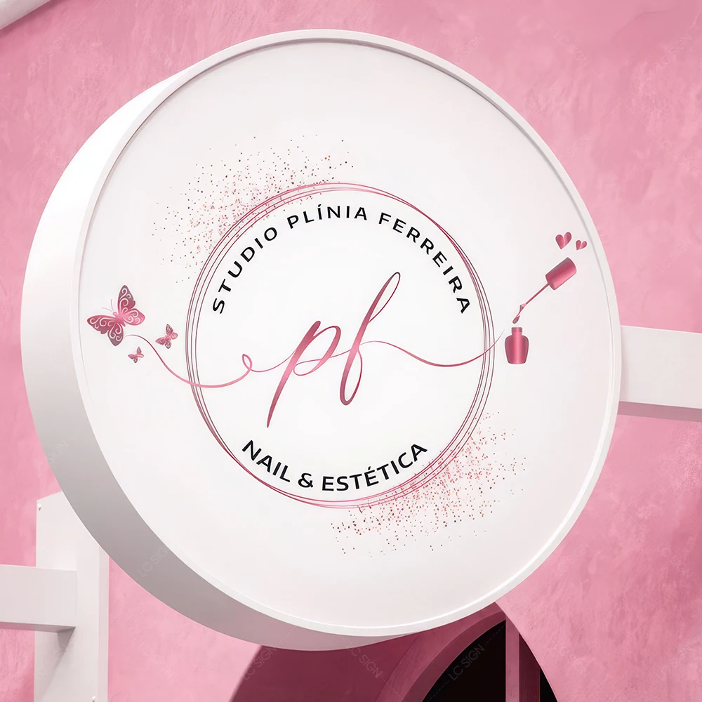 

Wholese Price Nail Beauty LED Light Box Advertising Light Boxes Display Board for Beauty Salon Sign