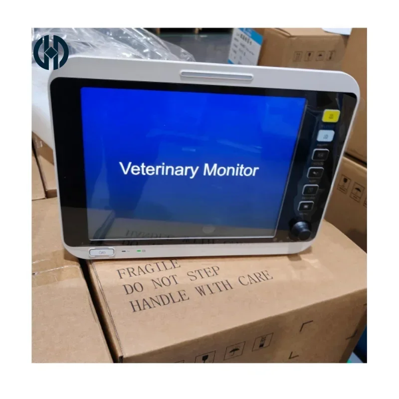 

perfect 2026Handheld 12.1 Inches Touch Screen Veterinary Monitor with HR/PR/NIBP/SpO2/EtCO2/Alarm