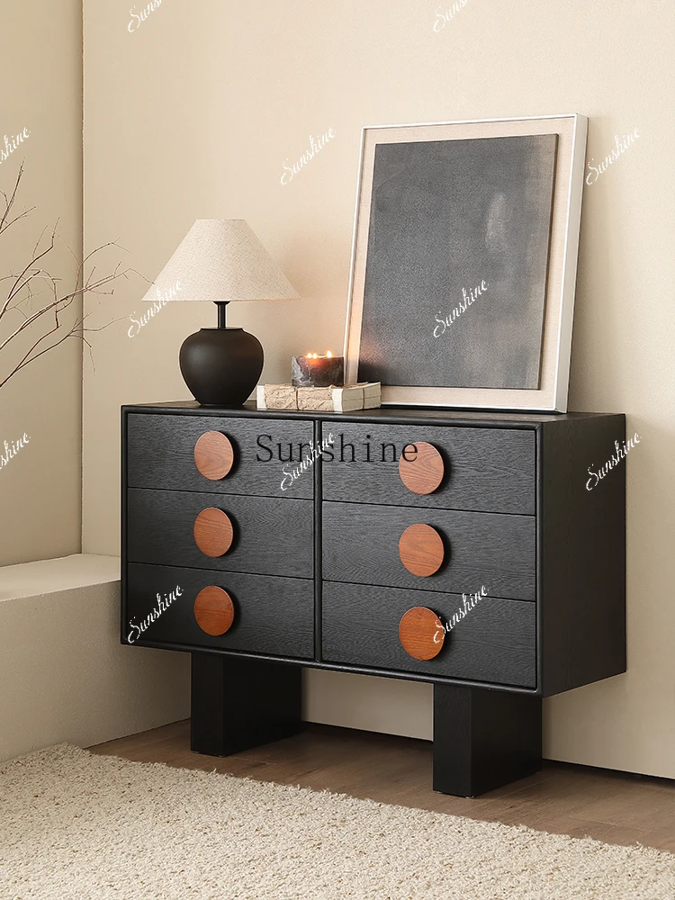 

Bedroom storage cabinet Living room wall simple strip cabinet FT