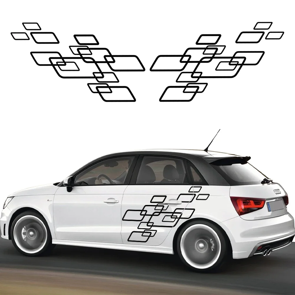 

Car Side Body Graphics Door Stickers Trims Decal Accessories For Audi A1 8X GB 8XF 8XA Sportback Quattro E-Tron TFSI Urban Ego