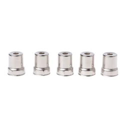 13mm Diameter Steel Microwave Oven Replacement Round Hole Magnetron Silver Tone 14.5mm Diameter 5Pcs/Set 10166