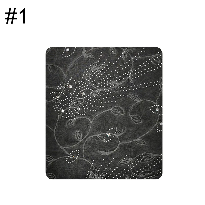 EBAY Sciarpa di seta con punta chiusa e strass ricamati in seta artificiale nuova primavera