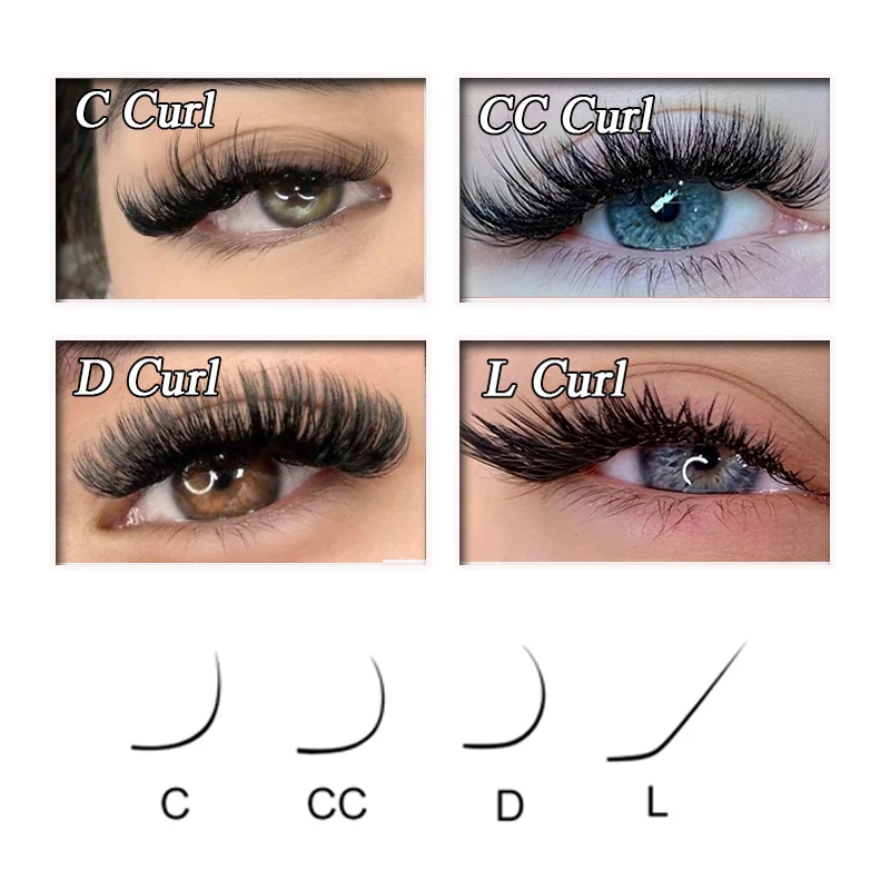 JB Jeyelabeau Natural YY Shape Eyelash Eyelashes Extension Faux Cils Lashes lash extensions supplies Double tip 6D 8D C/D/CC/L