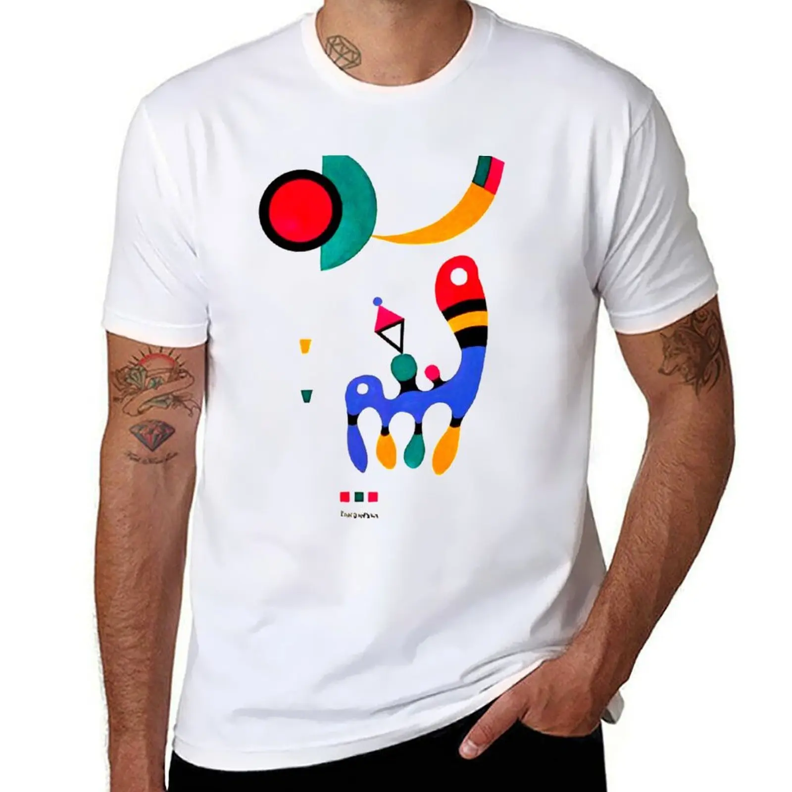 

Kandinsky 1944 Composition | Kandinsky Abstract Art w/ Signature T-Shirt man t shirts for men funny t shirts man T-Shirt
