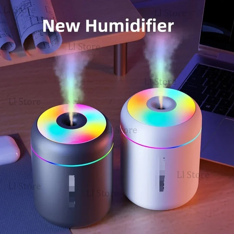 Mini humidificateur d'air électrique USB 180ML, diffuseur d'arôme, purificateur d'huile essentielle, brumisateur d'aromathérapie, lumières pour voiture, maison, chambre à coucher