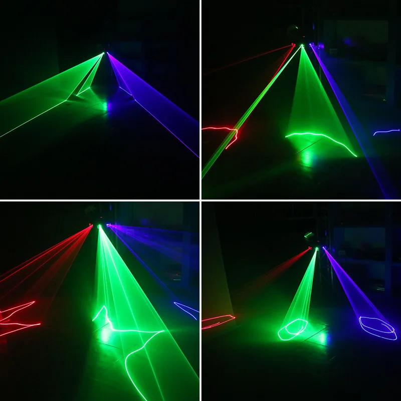 Imagem -06 - Sistema de Luz Laser Rgb para Party Show Efeito de Palco Buracos 500mw dj Bar Ktv Disco Discoteca Dmx512